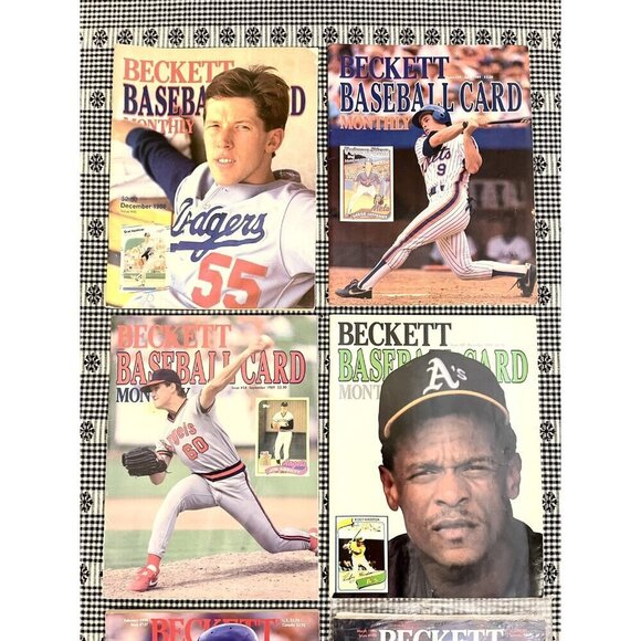 Lot of 6 Beckett Baseball Card Monthly Magazines 1988-1994 Rickey Henderson Bo - Picture 3 of 6